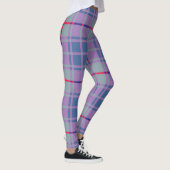 Paarse Schotse speldenstaart Leggings (Rechts)