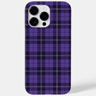 Paarse Schotse tartan Case-Mate iPhone 14 Pro Max Hoesje