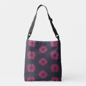 Paarse schoudertas crossbody tas (Achterkant)