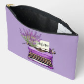 Paarse schrijfmachine etui (Open)