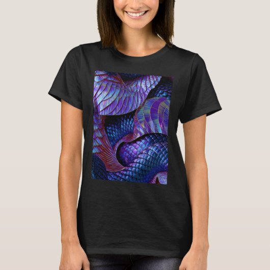 Paarse Schubben T-shirt (Voorkant)