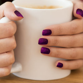 Paarse schuurspin Halloween minx nagellak Nail Art