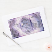 Paarse Script Bottle Label 4oz Oil Dropper Product (Envelop)