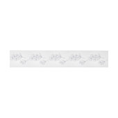 Paarse Script Line Art Buikband Uitnodigingen Wikkel (Vlak)