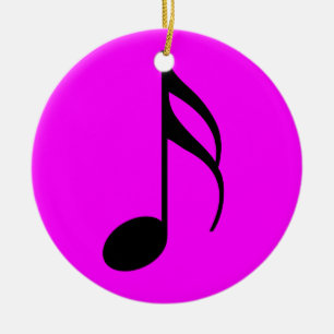 Paarse semi-quaver Ornament