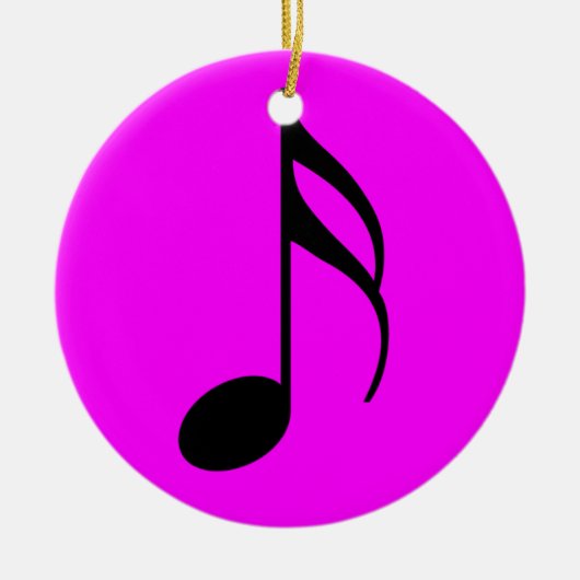 Paarse semi-quaver Ornament (Voorkant)