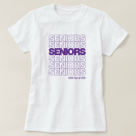 Paarse senior managers t-shirt