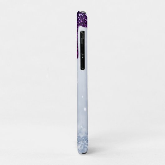 Paarse Sequins Case-Mate iPhone Case (Achterkant/links)