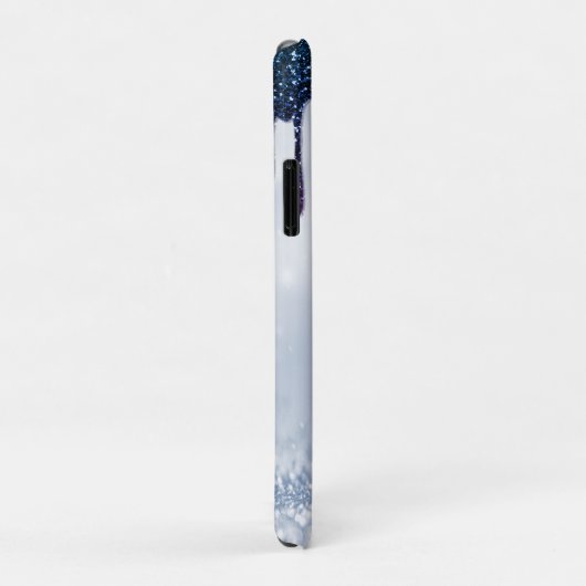Paarse Sequins Case-Mate iPhone Case (Achterkant/rechts)