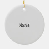 Paarse sereniteit gebedskruis ornament (Achterkant)