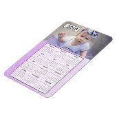 Paarse serie 2018: Fotokalender Magnet Magneet (Linkerzijde)