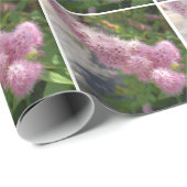 Paarse Sering Bloem Botanisch Bloemendecoratiepapi Cadeaupapier (Rol Hoek)