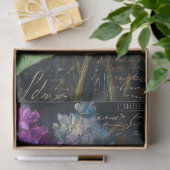 Paarse Sering Bouquet Decoupage Tissuepapier (Geschenk)