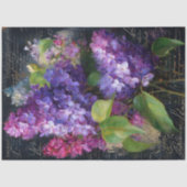 Paarse Sering Bouquet Decoupage Tissuepapier (Voorkant)