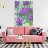 Paarse Sering door Cargill, 1937 Canvas Afdruk (Insitu (Woonkamer))