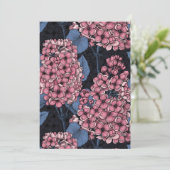 Paarse sering op donkerblauw (Staand voorkant)