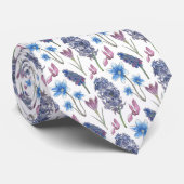 Paarse Sering  Stropdas (Opgerold)