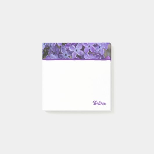 Paarse Seringen Geloven Post-It Notities Post-it® Notes (Voorkant)