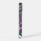 Paarse Seringen iPhone 15 Case (Rechterkant)