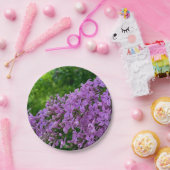 Paarse seringen romantische elegante paarse bloeme papieren bordje (Feest)