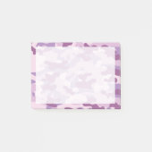 Paarse Seringencamo-print Post-it® Notes (Voorkant)