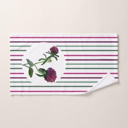 Paarse set handdoeken (Handdoek)