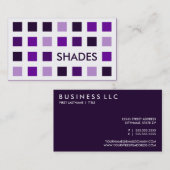 PAARSE SHADES VISITEKAARTJE (Voorkant / Achterkant)