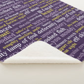 Paarse Shakespeare Insult Funny Literature Sherpa Deken (3/4)