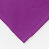 Paarse shamrock on Celtic Knots fleece Blanket Deken (Hoek)