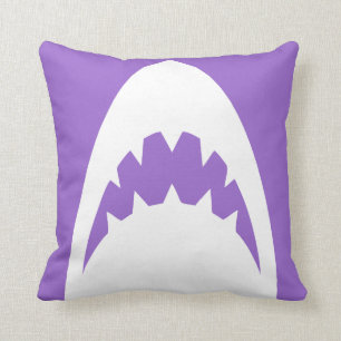 PAARSE SHARK PILLOW-SERIE. ANDERE KLEUREN BESCHIKB KUSSEN