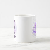 Paarse Shih Tzu: Ik hou van mijn poten en koffie Koffiemok (Center)