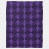 Paarse Shimmer Blokken Stropdas Fleece Deken (Voorkant)