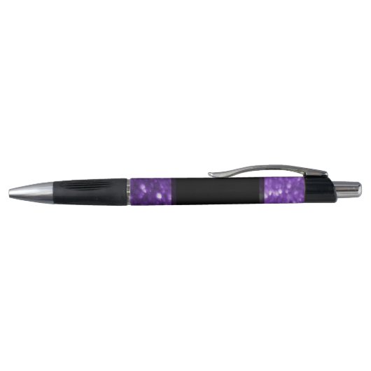 Paarse Shimmer Personalizeerde Emmy Style Ink Pen (Bovenkant)