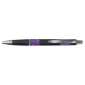 Paarse Shimmer Personalizeerde Emmy Style Ink Pen (Achterkant)