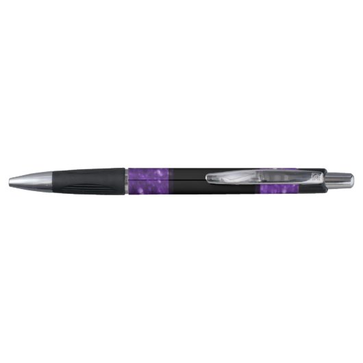 Paarse Shimmer Personalizeerde Emmy Style Ink Pen (Achterkant)