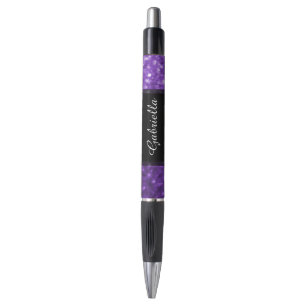 Paarse Shimmer Personalizeerde Emmy Style Ink Pen