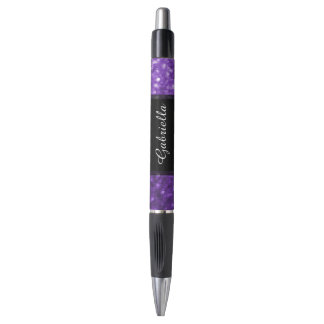 Paarse Shimmer Personalizeerde Emmy Style Ink Pen