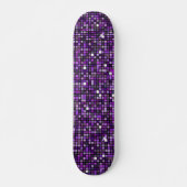 Paarse Shimmer Persoonlijk Skateboard (Voorkant)
