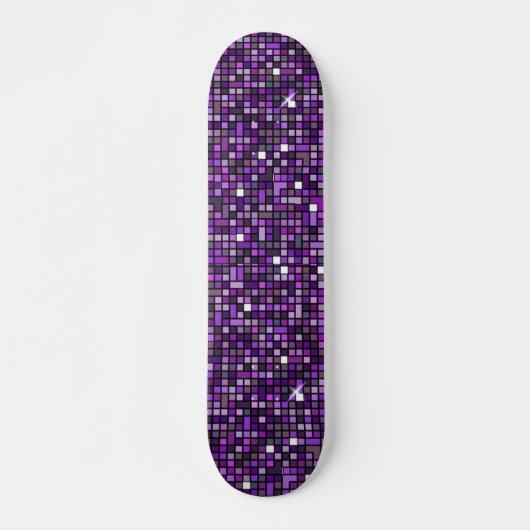 Paarse Shimmer Persoonlijk Skateboard (Voorkant)