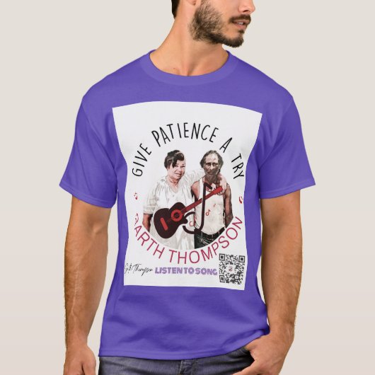 Paarse Shirt (Voorkant)