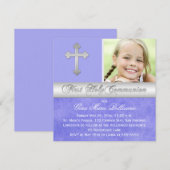 Paarse Silver 1st Heilige Communistische Foto Uitn Kaart (Voorkant / Achterkant)