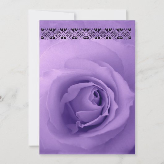 PAARSE SILVER BLACK Roos Weddenschap Kaart (Achterkant)