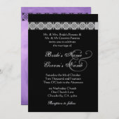 PAARSE SILVER BLACK Roos Weddenschap Kaart (Voorkant / Achterkant)