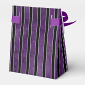 PAARSE SILVER BLACK SPOOKY HALLOWEEN STRIPES BEDANKDOOSJES (Achterkant)