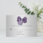 Paarse Silver Diamond Heart Locket RSVP (Staand voorkant)