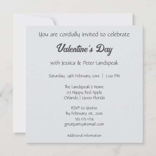 Paarse Silver Foil Glitter Oranje Moon Valentijn Kaart (Achterkant)