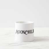 Paarse Silver Moon Goddess Espresso Kop (Voorkant)