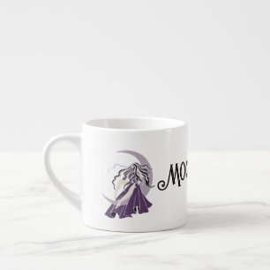 Paarse Silver Moon Goddess Espresso Kop