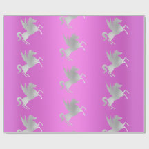 PAARSE SILVER UNICORN BIRTHDAY WEDDING WRAP