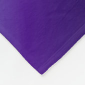 Paarse Silver White - Aangepaste klokjes Fleece Deken (Hoek)